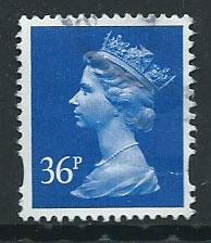 GB Machin 36p QE II  SG Y1702  Fine Used