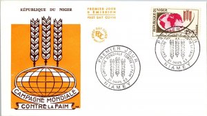 FDC Niger 1963 - Global Campaign Against Hunger - Niamey - F37333