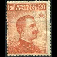 ITALY 1916 - Scott# 112 King 20c LH