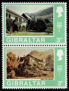 1971-5 Gibraltar Scott #- 251-2 2 1/2d New Daily Stamps Early 19th Century MNH