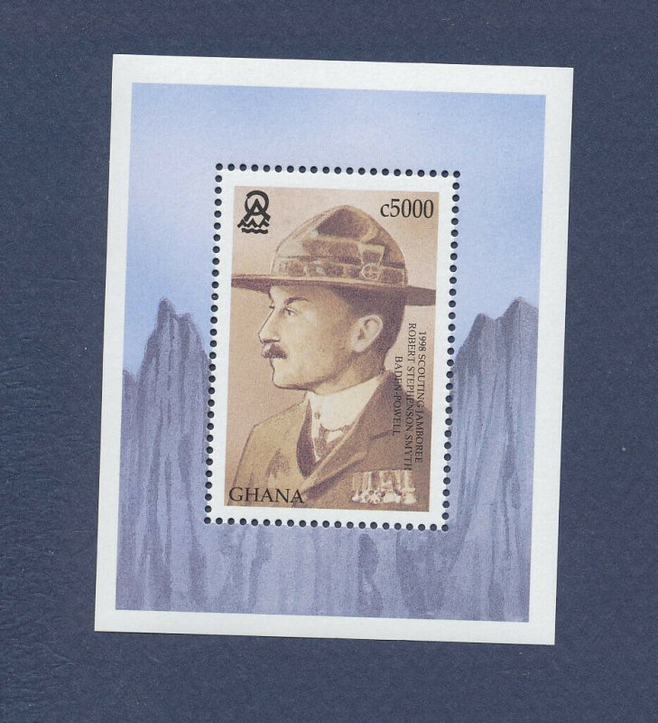 GHANA - Scott 2082  - FVF MNH S/S - Baden Powell, Boy Scouts -