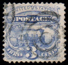 US #114 VF used, faintly canceled, fresh color and impression,  a super used ...