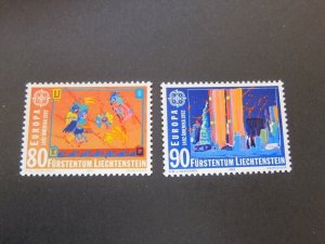 Liechtenstein 1992 Sc 979-80 set MNH