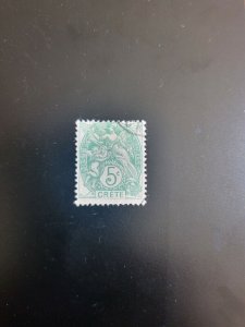 Stamps French offices in Crete Scott #5 used