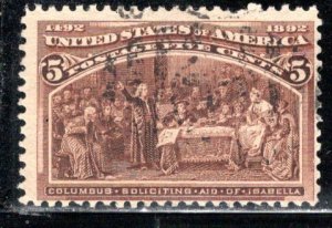 United States Scott # 234, used