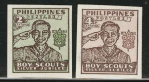 Independent Philippines Scott 528-9 MNH** 1948 Scout set