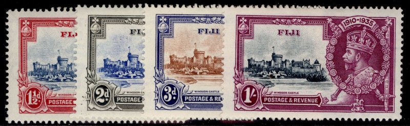 FIJI GV SG242-245, 1935 SILVER JUBILEE set, M MINT. Cat £21.