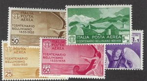 Italy SC C79-C83 MNH F-VF SCV$204.00...Grab a Value!