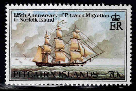 Pitcairn Islands Scott 205 MH* tall ship stamp