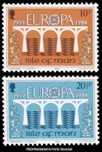 Isle of Man Scott 260-261 Mint never hinged.