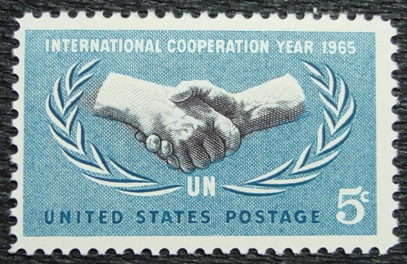 US #1266 MNH Single, Int'l Cooperation Year SCV $.25