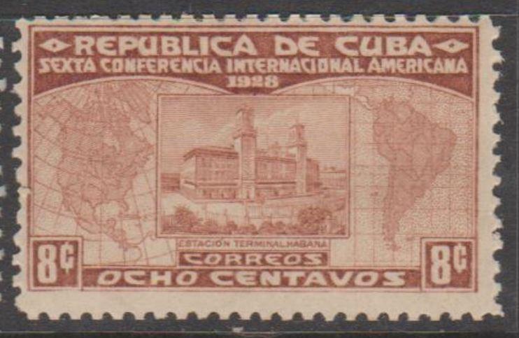 Cuba Scott #287 Havana Railway Station Stamp - Mint NH Single