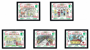 St Helena 661-65 MNH 1995 Christmas