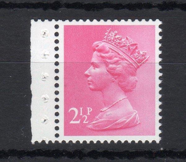 21/2p FCP/PVA TYPE 2 MACHIN UNMOUNTED MINT PHOSPHOR OMITTED SG U87ea Cat £10 