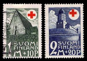 1931 FINLAND #B5 & B7 SEMI-POSTAL - USED & NEW - VF - CV$14.25 (ESP#2584)
