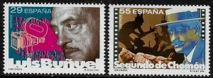 Spain #2757-8 MNH Set - Spanish Film Industry