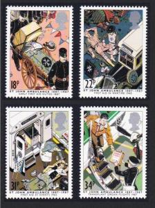 Great Britain St. John Ambulance Brigade 4v SG#1359-1362 SC#1180-1183