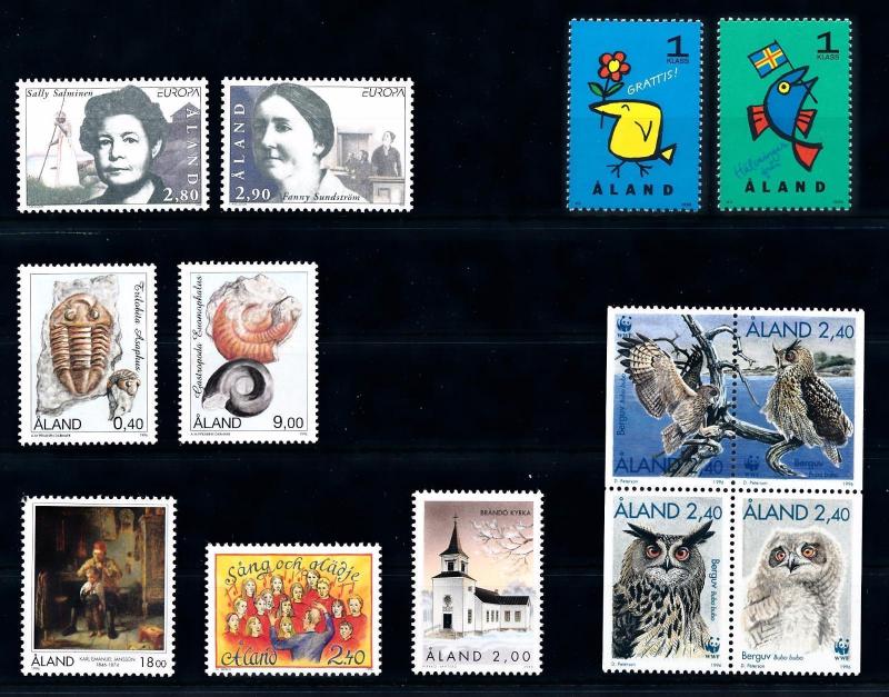 [65360] Aland Åland 1996 Year Set  MNH