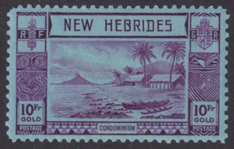 BRITISH NEW HEBRIDES 61  MINT LIGHTLY HINGED OG * NO FAULTS VERY FINE! - PLJ