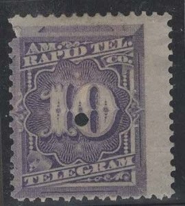 US 1T4 Telegraph Stamp USED