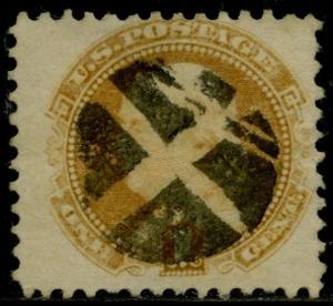 #112 F-VF USED WITH FANCY CANCEL CV $150.00 BQ3050