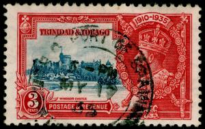 TRINIDAD & TOBAGO SG240, 3c deep blue & scarlet, FINE used, CDS. 