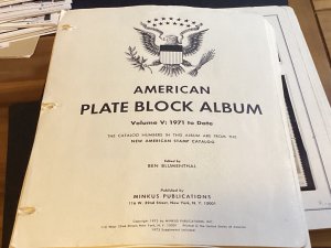 ICOLLECTZONE 1970-1980 MINT Plate Block Collection in Minkus Album (BCOL25)