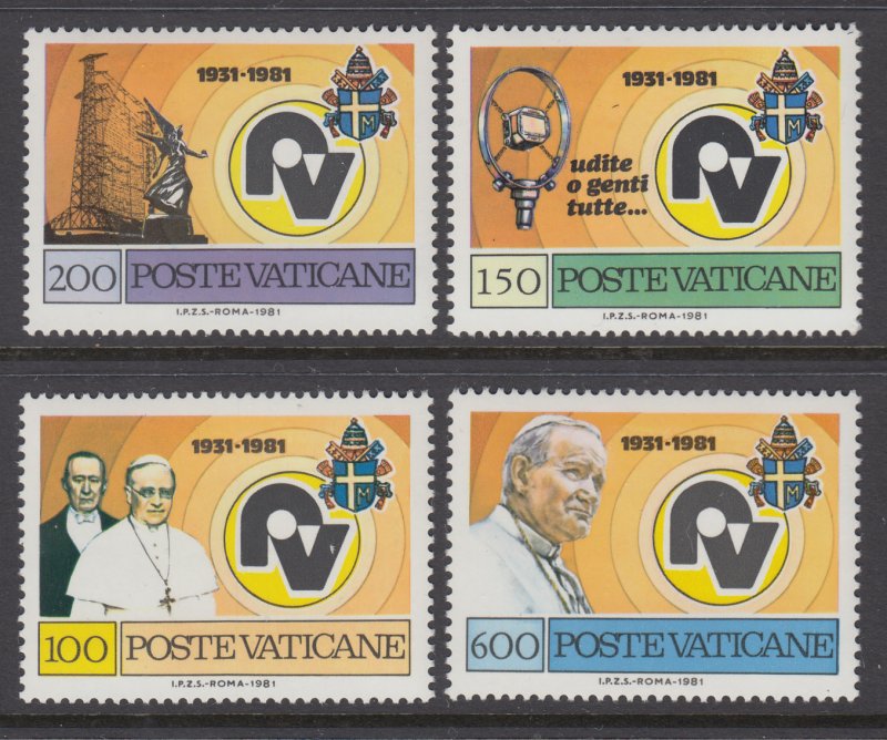 Vatican City 681-684 MNH VF