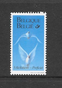 BIRDS - BELGIUM #1720 MNH