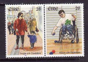 Ireland-Sc#1023a-unused NH set-People with Disabilities-1996-