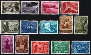 Liechtenstein # 336 - 349 MNH