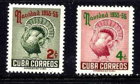 Cuba Scott #547-8 Mint Lightly Hinged