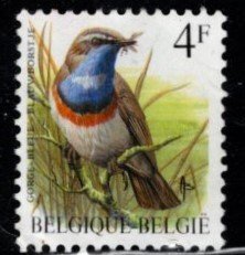 Belgium -  #1222 Birds - Used