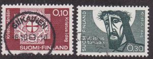 Finland # 417-418, Used Set