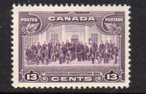 Canada Sc 224 1935 13c Charlottetown Conference stamp mint