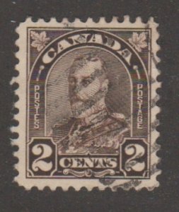 Canada 166 King George V - Arch/Leaf issue