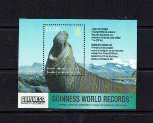 South Georgia: 2002, South Atlantic Sea Mammals,  MNH  M/Sheet