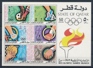 [117940] Qatar 1972 World Cup Football Soccer Souvenir Sheet MNH