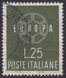 Italy 1959 SG1012 Used Europa