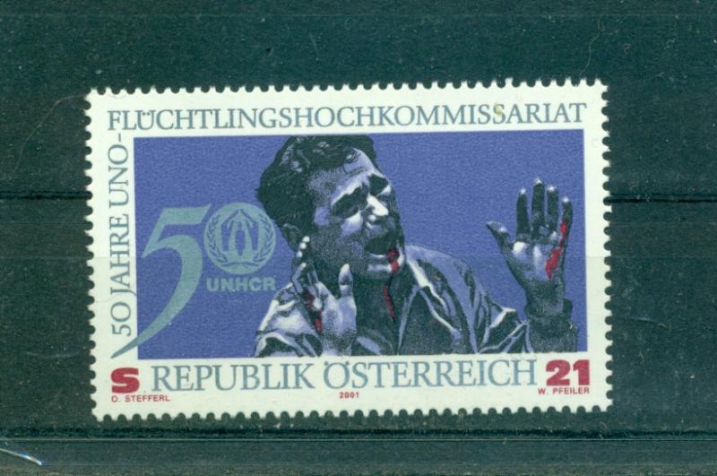 Austria - Sc# 1847. 2001 U.N. Refugee Commissioner. MNH $4.25.