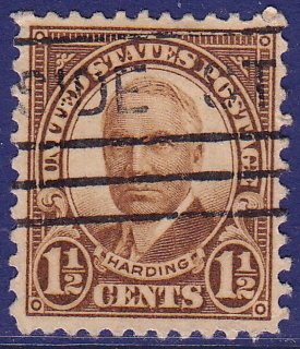 USA - 1927 - Scott #633 - used - Harding