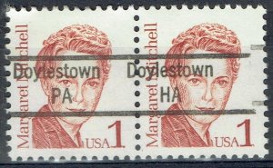 1987 1c Great Am w/precancel ERROR f/DOYLESTOWN PA(2168-841) Reads: WRONG STATE!