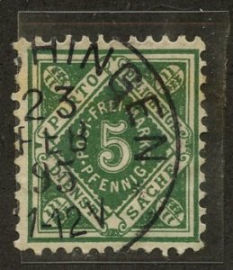 Wurtemberg, Scott #O4, Used