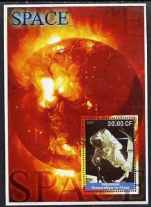 CONGO KINSHASA - 2002 - Space #1 - Perf Min Sheet - M N H - Private Issue
