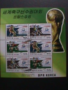 ​KOREA-1998 SC# 3711a  16TH WORLD CUP SOCCER CHAMPIONSHIP-FRANCE- CTO S/S -VF