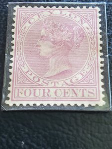 British Commonwealth Ceylon #89 mh