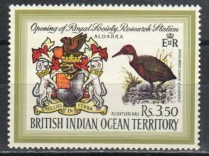 British Indian Ocean Territory Stamp 43  - Coat of Arms, bird