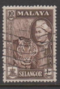 Malaya Selangor Sc#107 Used