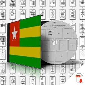 TOGO STAMP ALBUM PAGES 1897-2010 (638 PDF digital pages)