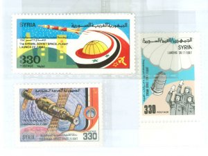 Syria #1105-1107 Mint (NH) Single (Complete Set) (Space)